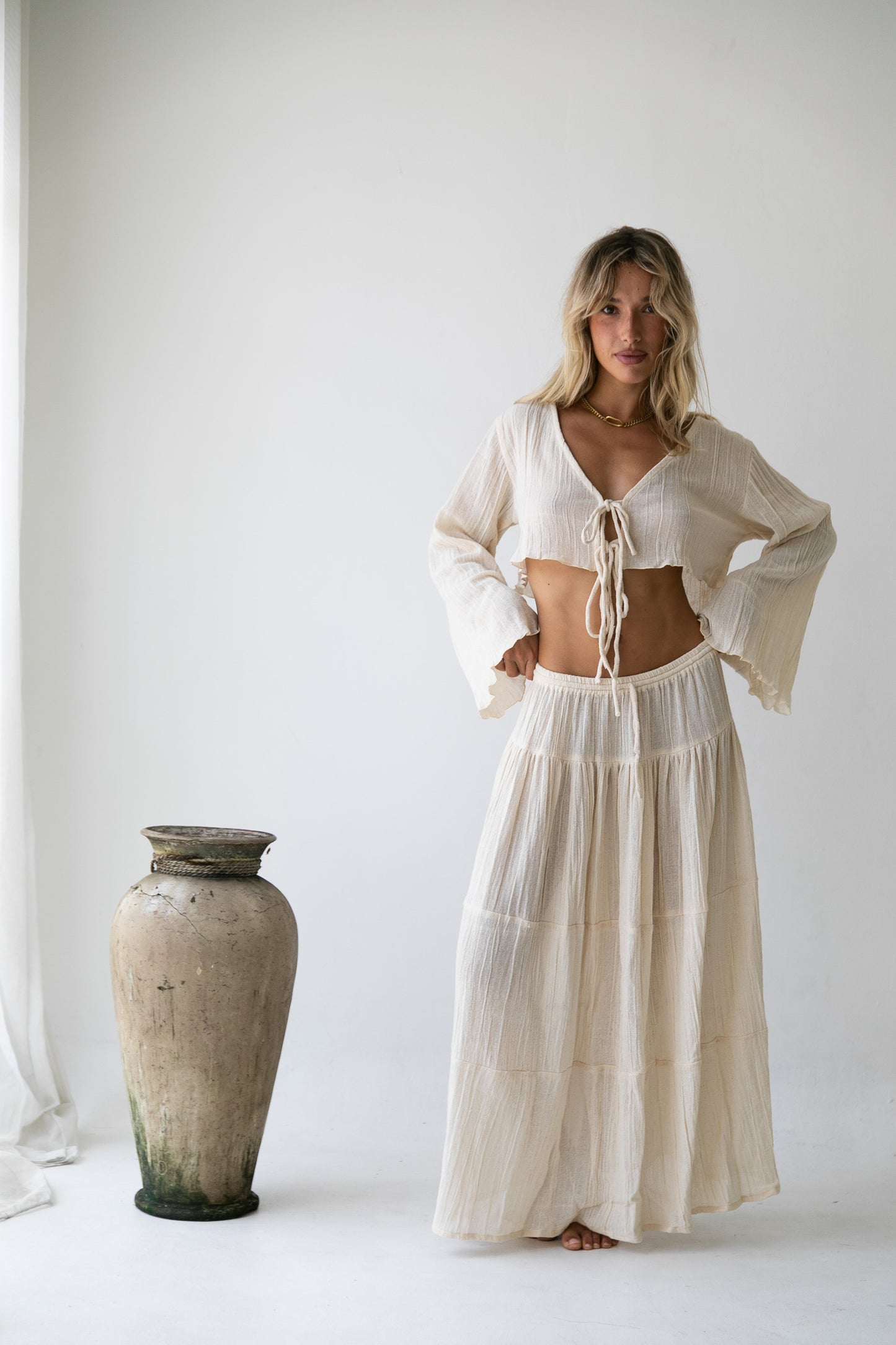 Nora Top - Organic Cotton, Natural