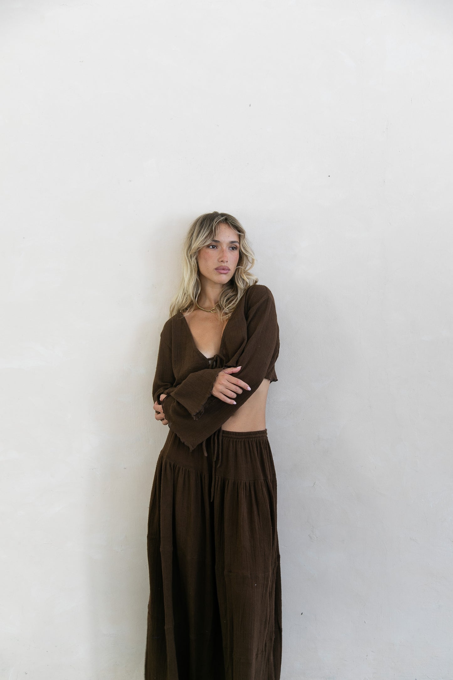 Nora Set - Organic Cotton, Brown