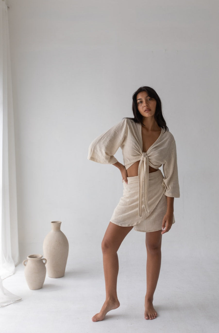 Cara Wrap Set - Sand