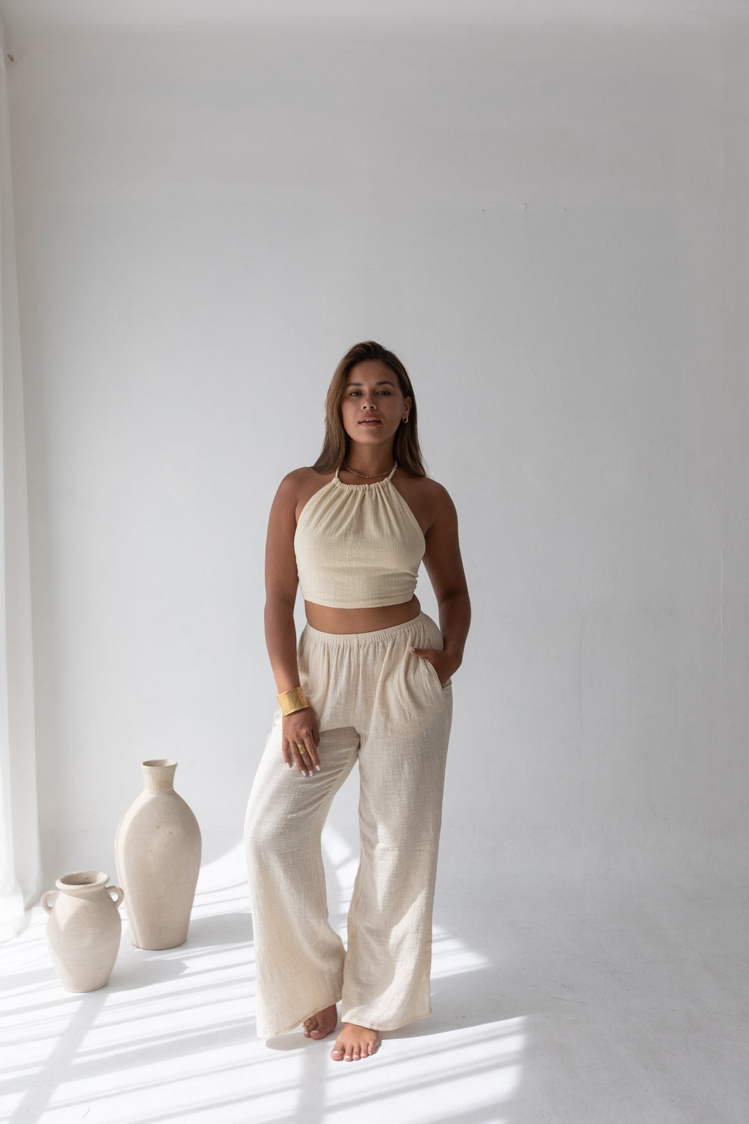 Cara Set - Organic Cotton, Sand