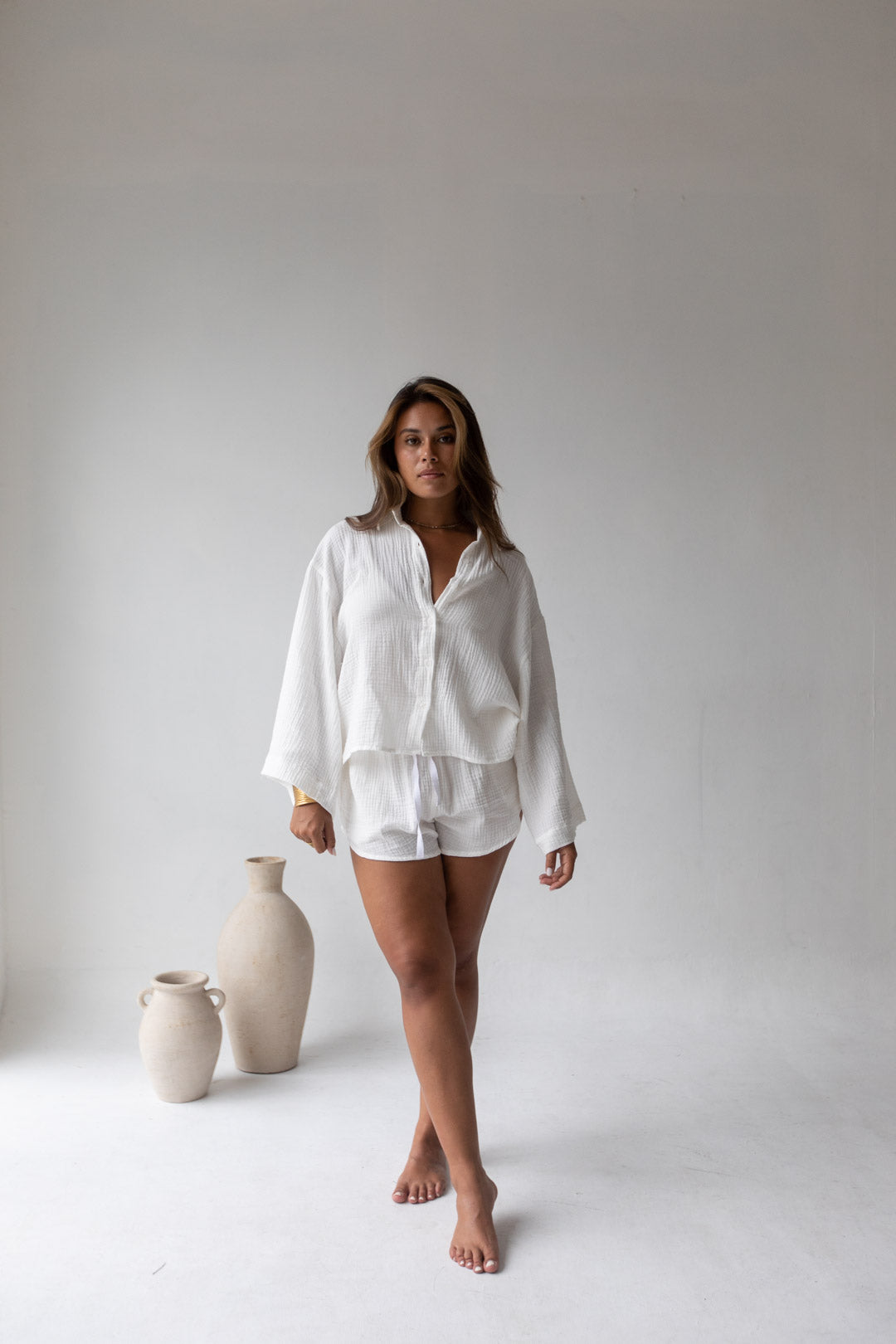 Lilly Set - Organic Cotton, White