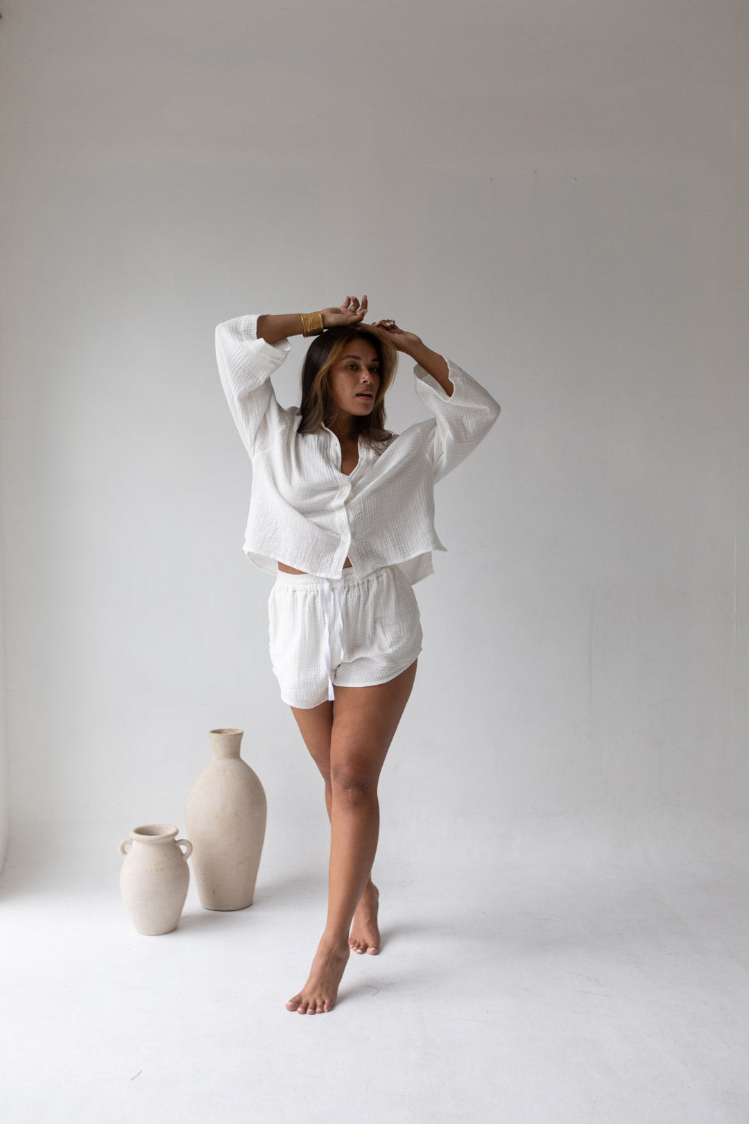Lilly Set - Organic Cotton, White