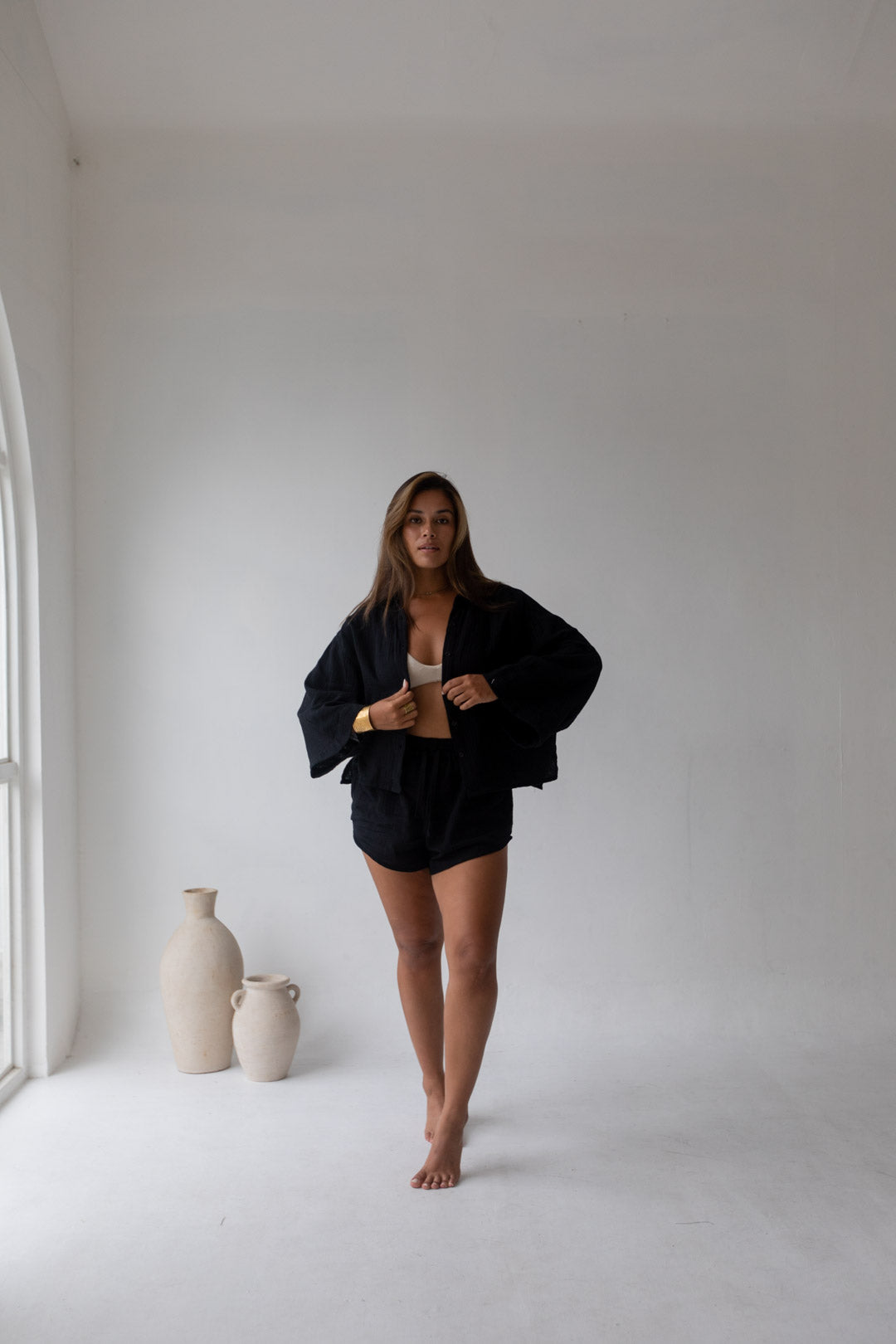 Lilly Set - Organic Cotton, Black