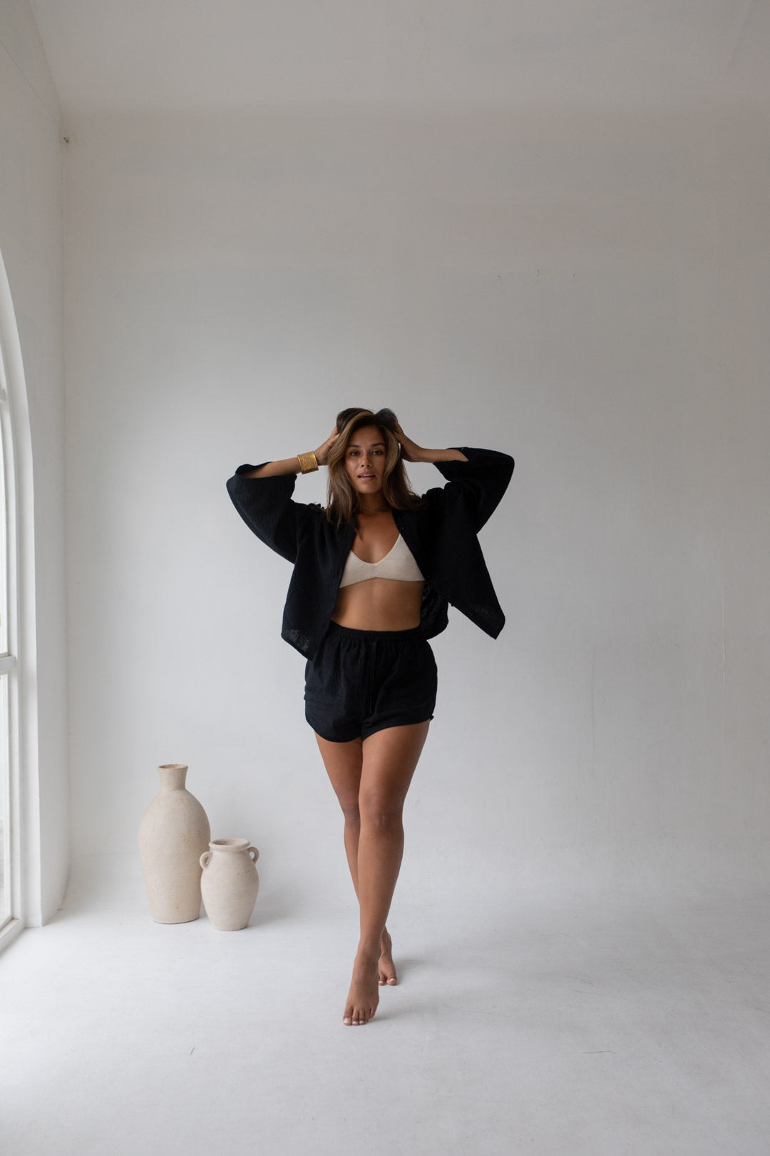 Lilly Set - Organic Cotton, Black