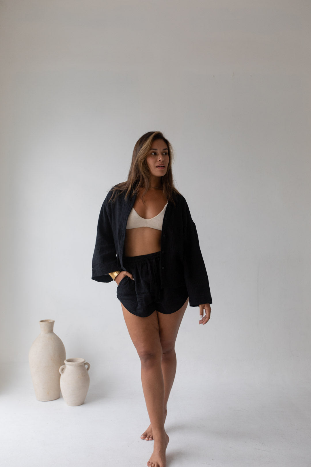 Lilly Set - Organic Cotton, Black