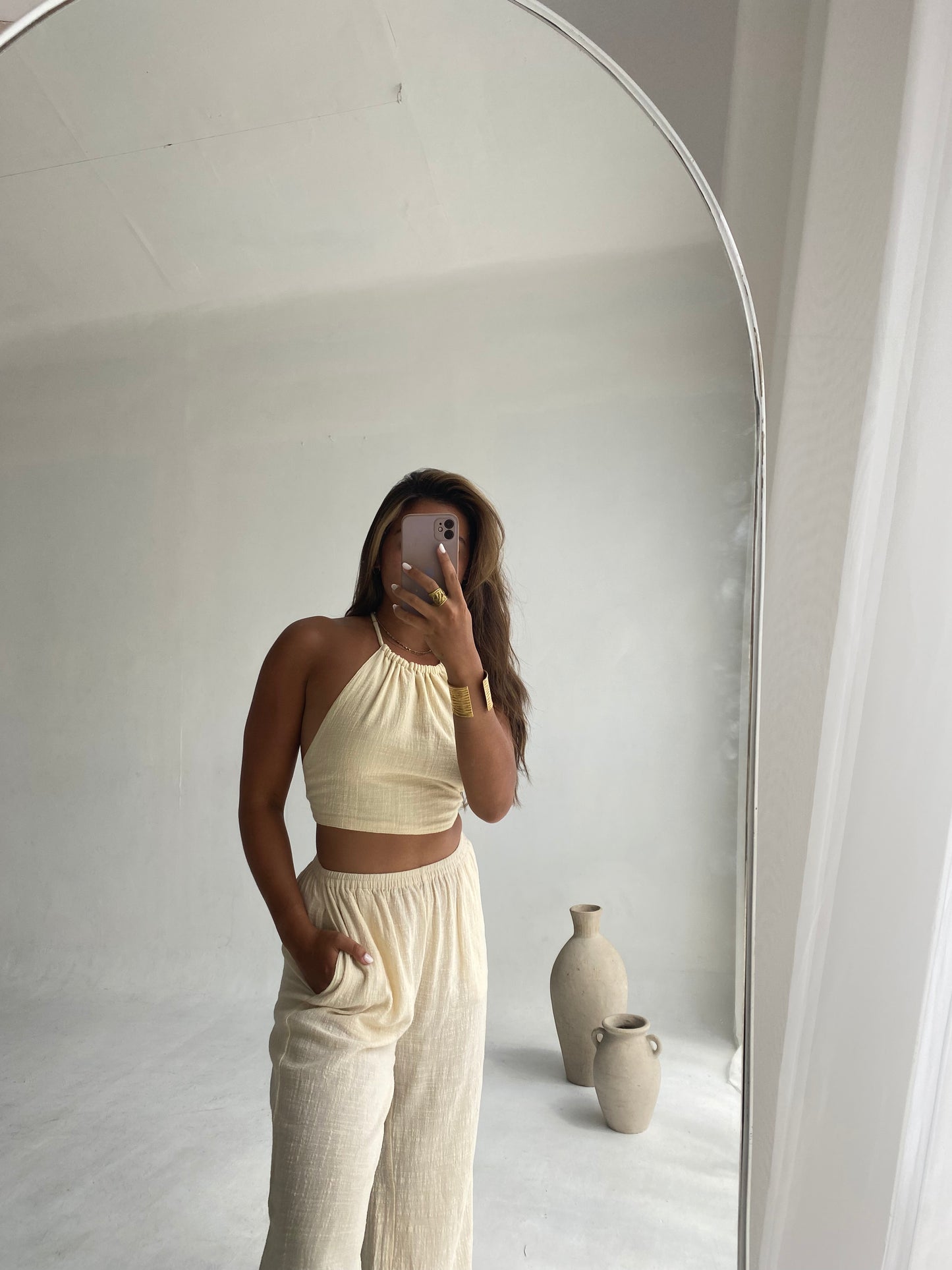 Cara Set - Organic Cotton, Sand