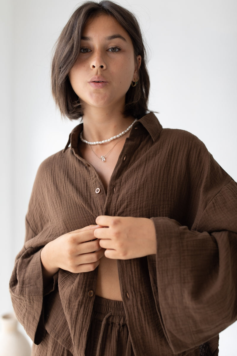 Lilly Set - Organic Cotton, Mocca