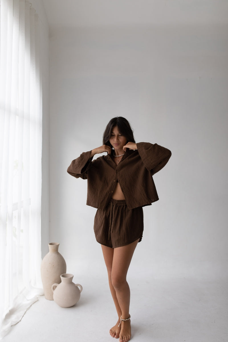 Lilly Set - Organic Cotton, Mocca