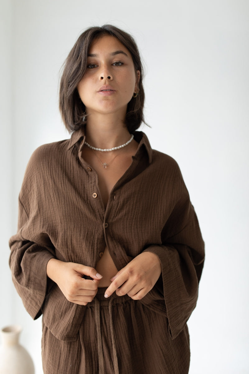 Lilly Set - Organic Cotton, Mocca