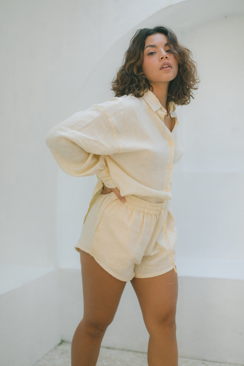 Vera Set - 100% Linen, Sand 6