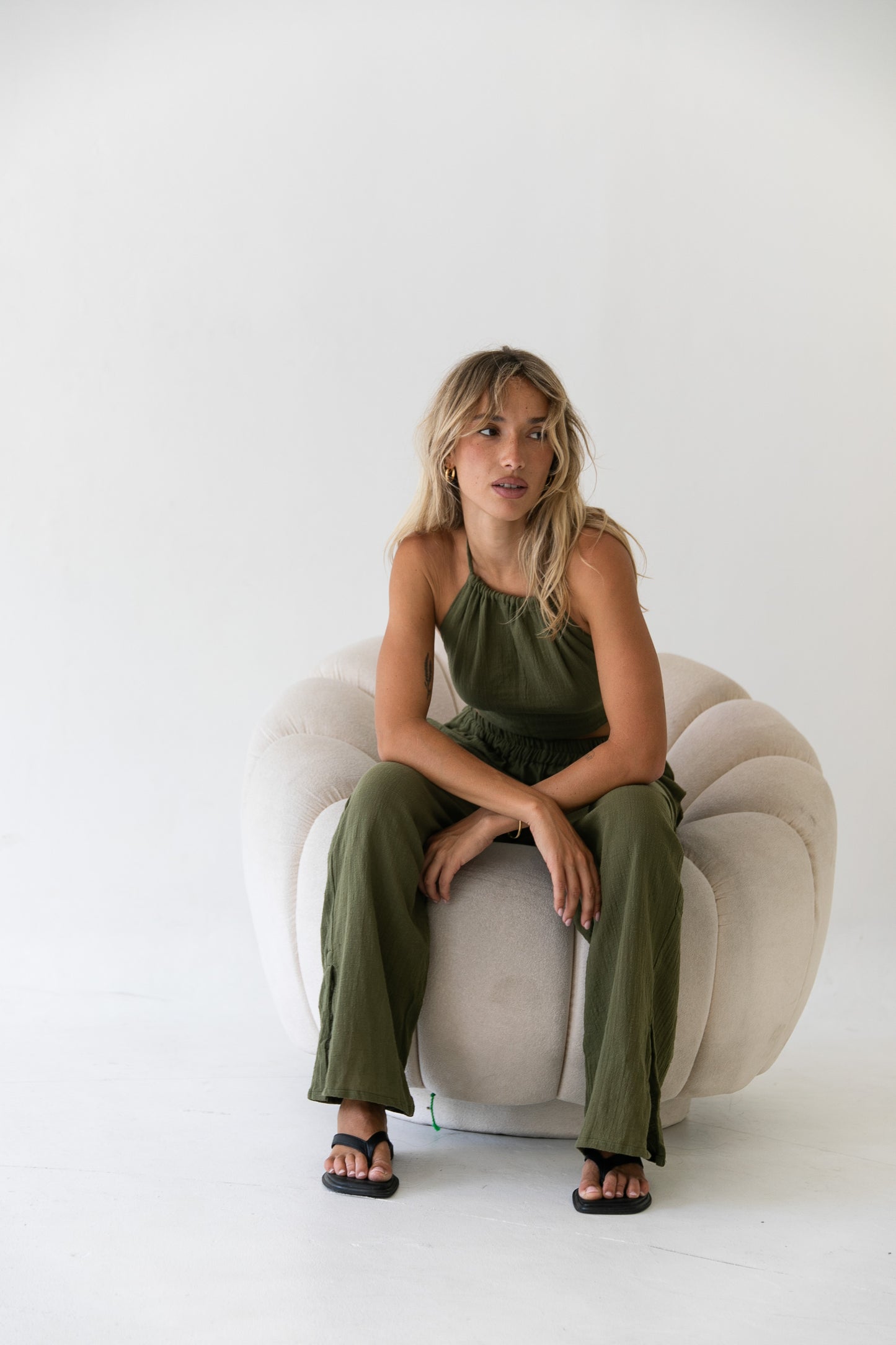 Cara Set - Organic Cotton, Olive